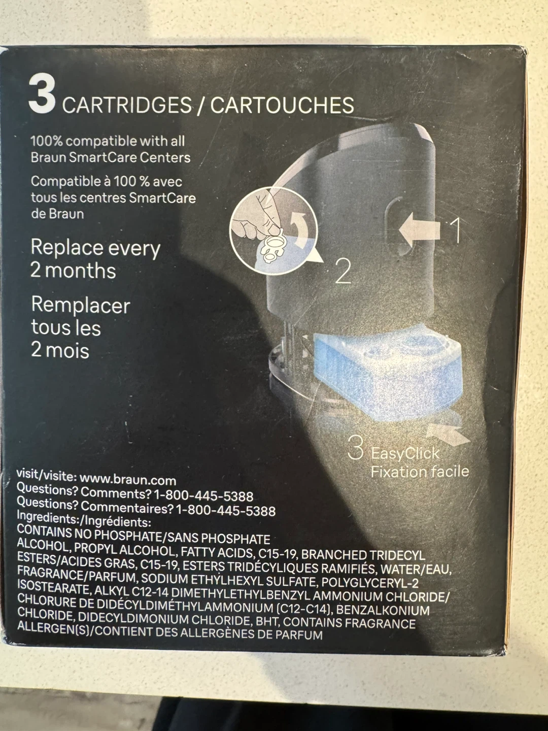 Braun 3in1 Shaver Care Cartridges - 3 Pack - photo 3