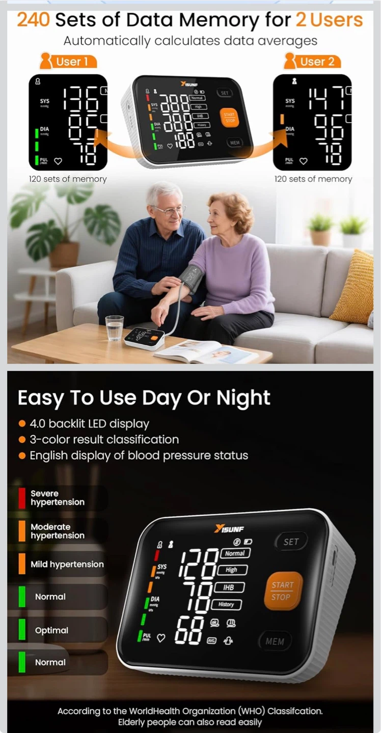 Upper Arm Intelligent Blood Pressure Monitor - photo 3