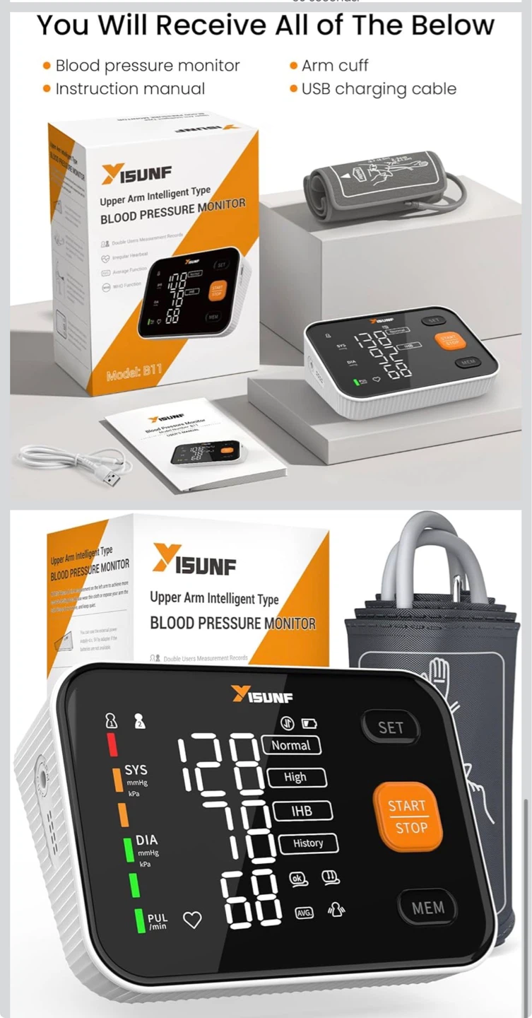 Upper Arm Intelligent Blood Pressure Monitor - photo 5