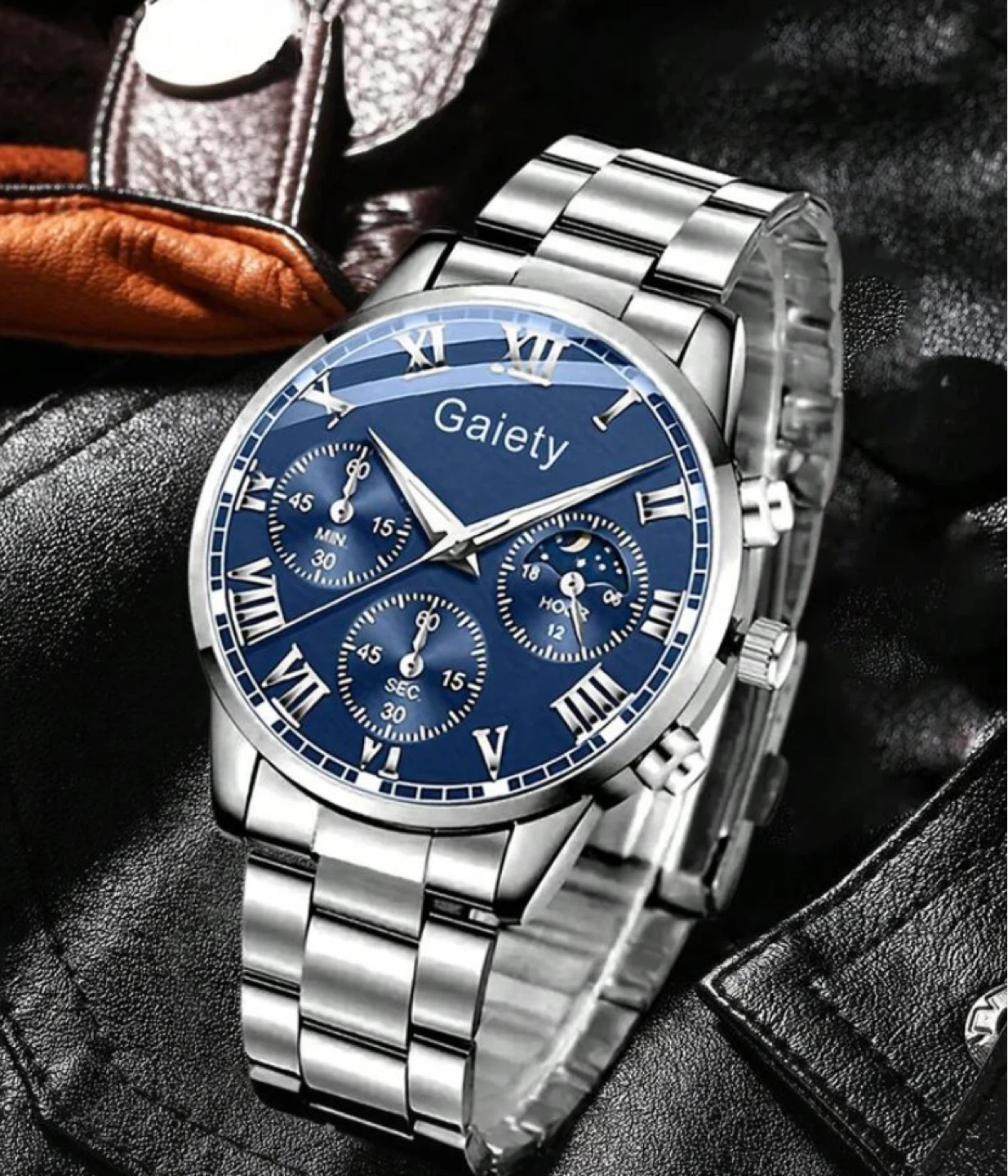 Gaiety Blue Dial Watch