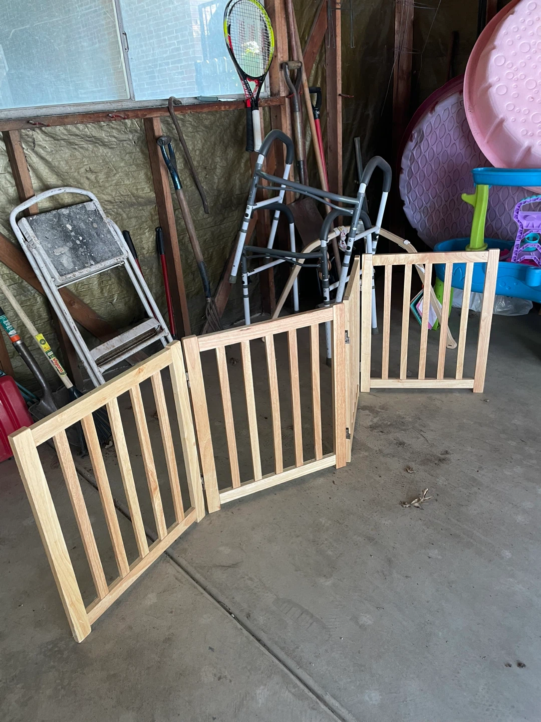 4 Panel Wooden Pet Gate - photo 4