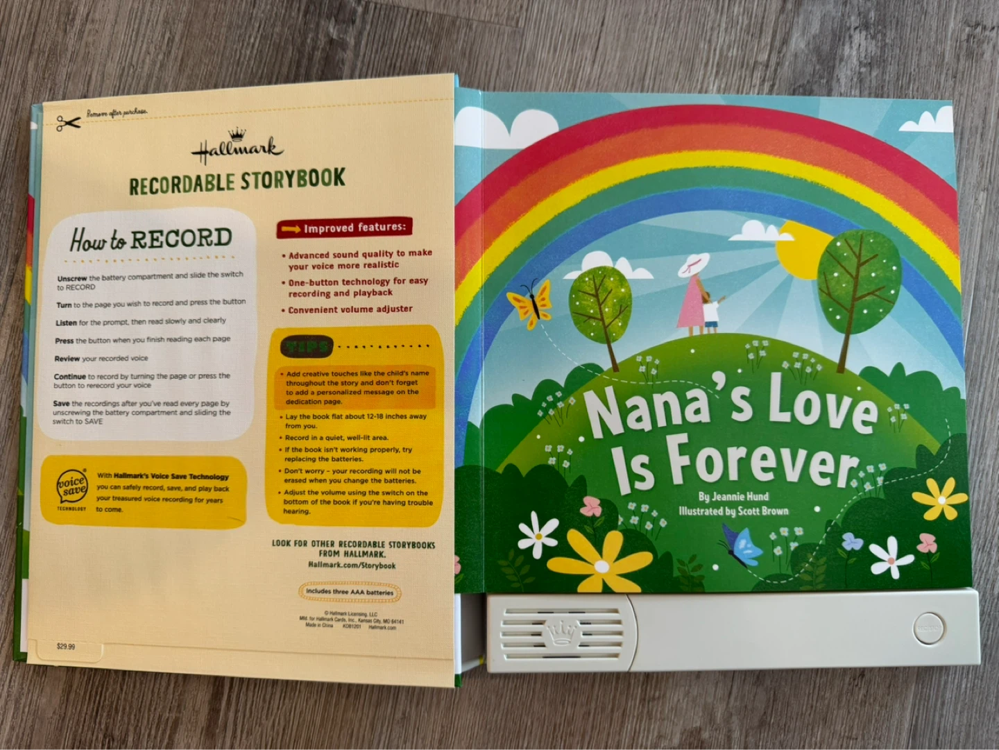 Hallmark Nana's Love Is Forever Recordable Storybook - photo 2