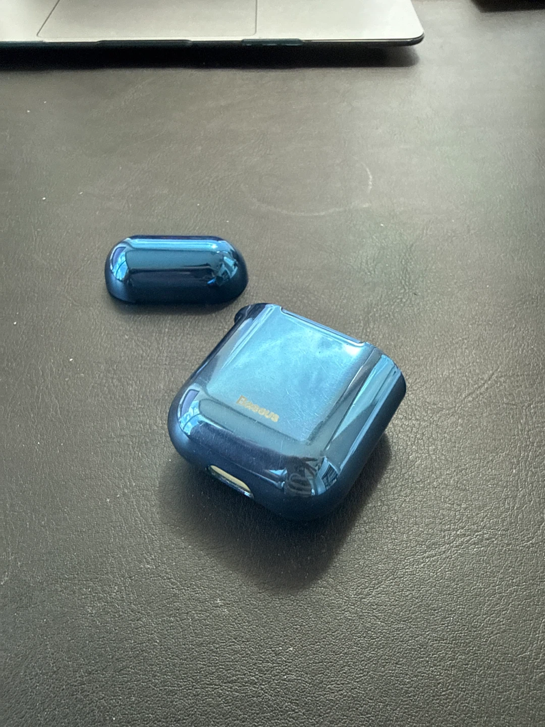 Baseus Blue Metallic AIRPOD Case - photo 2