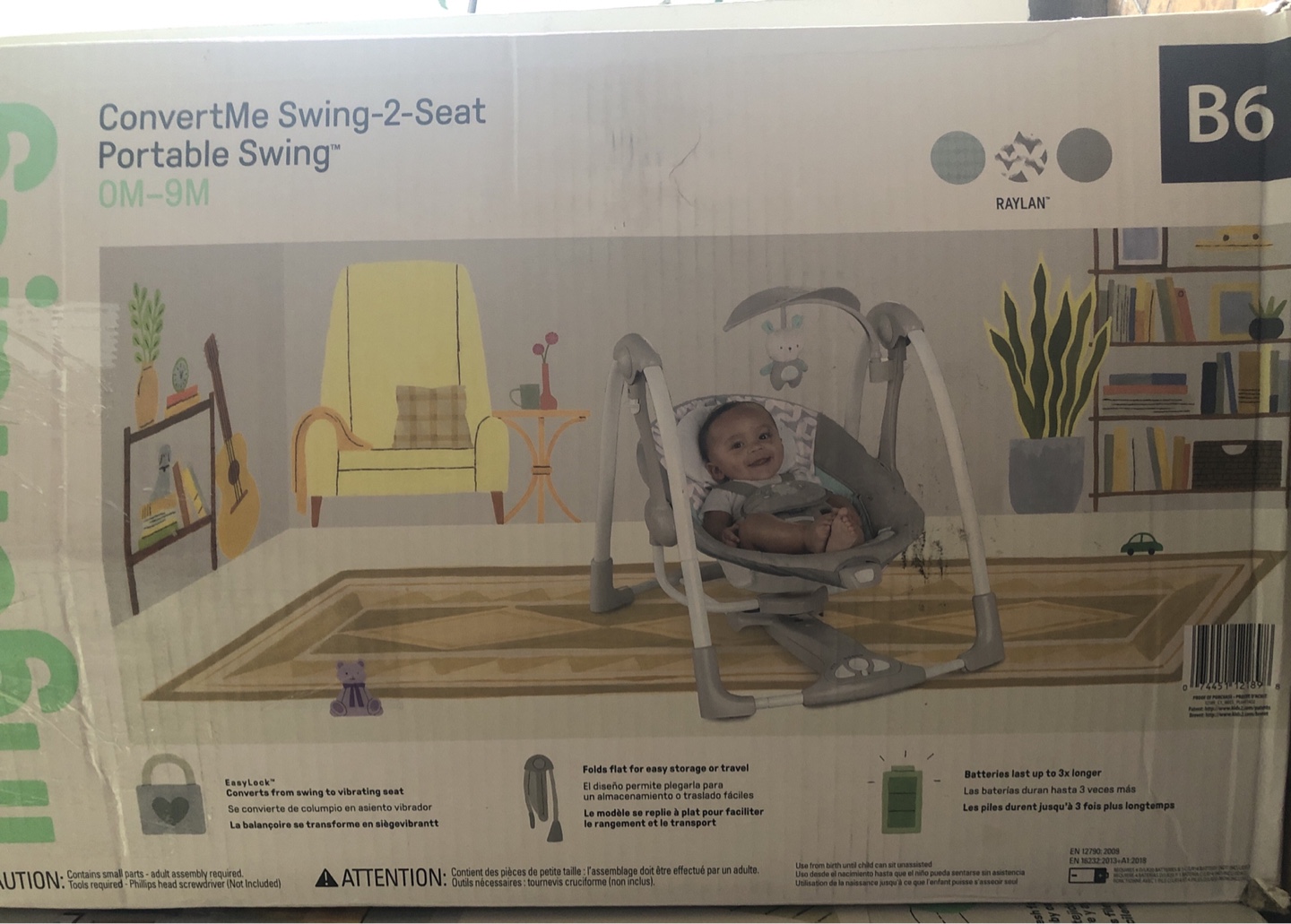 Ingenuity ConvertMe Swing-2-Seat Portable Swing OM-9M - photo 5