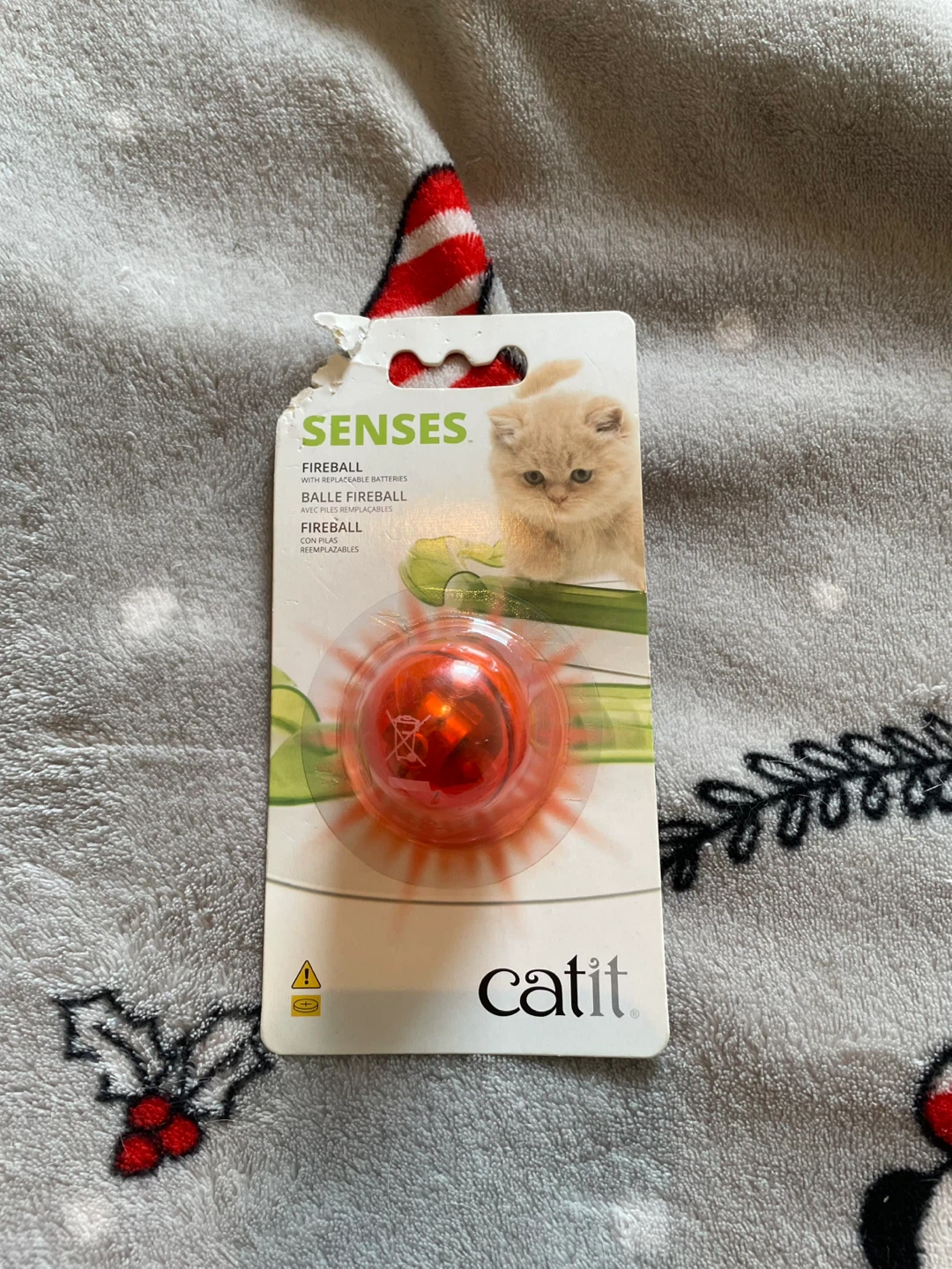 Brand New Cat Lightup Ball Toy