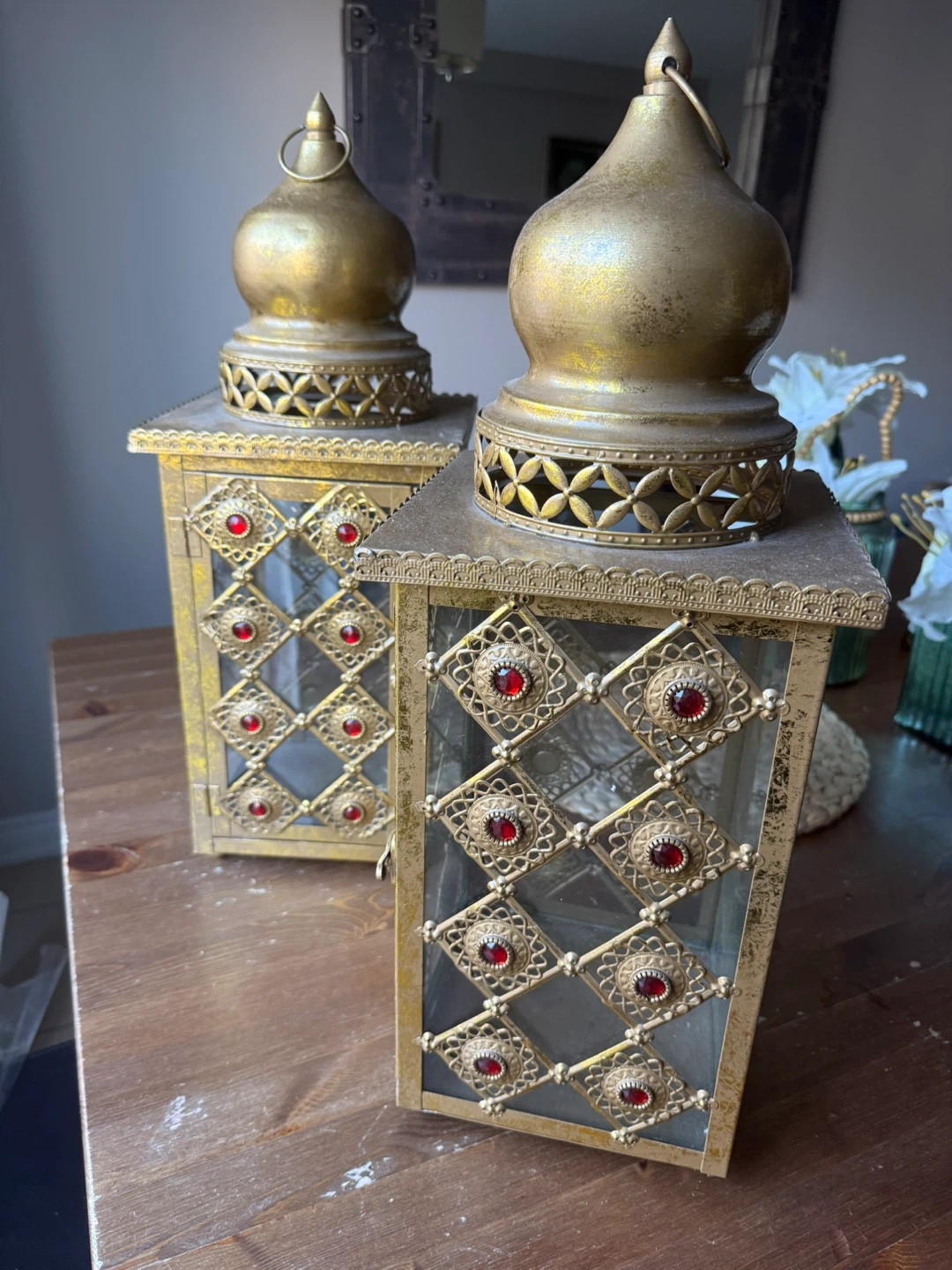 Gold Moroccan Lantern