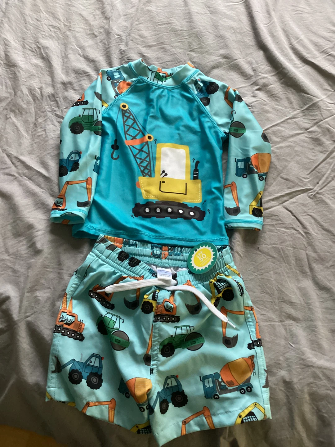 New cute Toddler Boys Rash Guard Set 12-18mths - photo 4