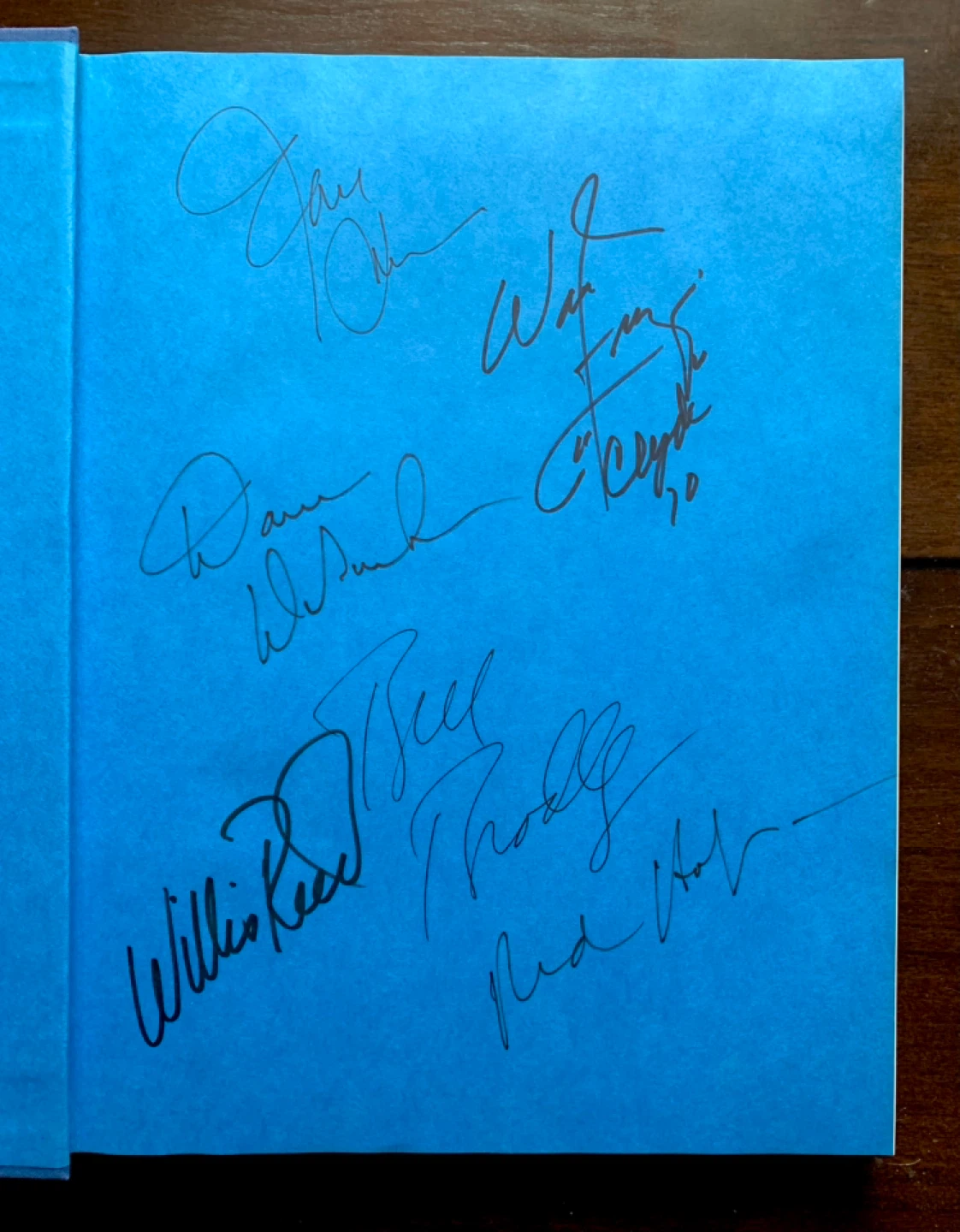 RARE NY Knicks 1973 NBA champions autographs w/ JSA  LOA - photo 2