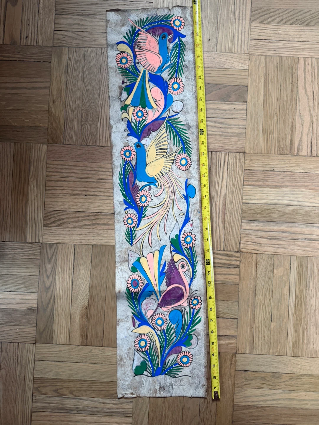 Antique Mexican Handmade Folk Art Wall Hanging - photo 2