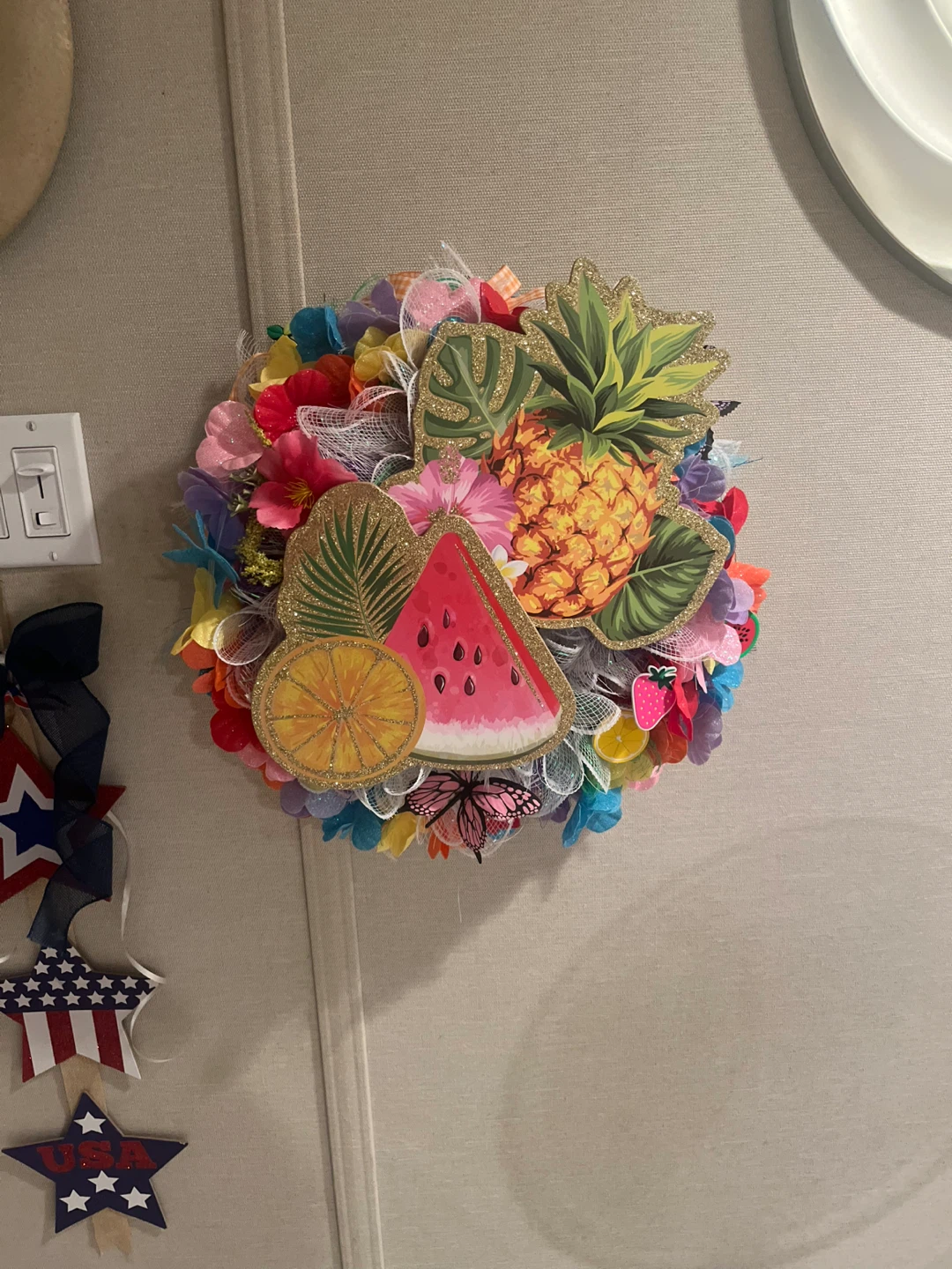 Summer Fruit Wreath