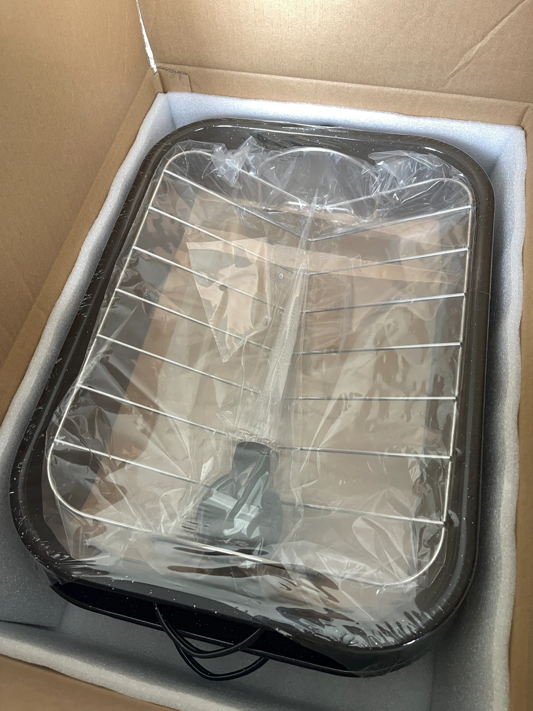 JY COOKMENT 21 Inch Rectangular Roasting Pan with Lid and Rack - photo 3