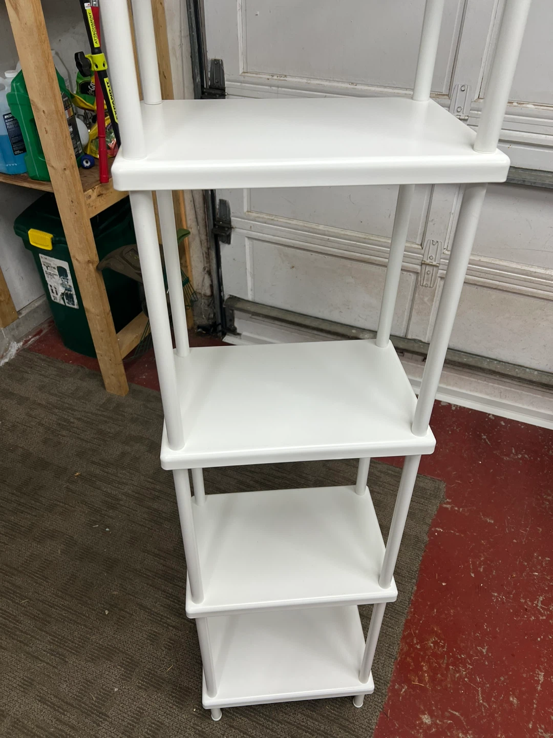 IKEA Dynan 5-Tier White Shelf - photo 2