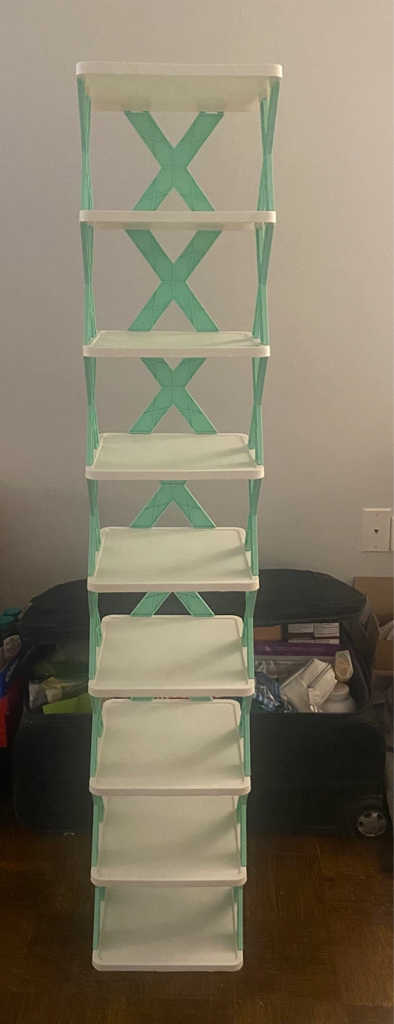 9-Tier Folding Storage Shelf - photo 2
