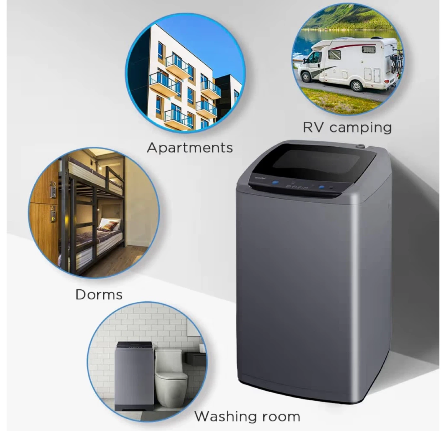 Comfee Compact Portable Washing Machine - photo 5