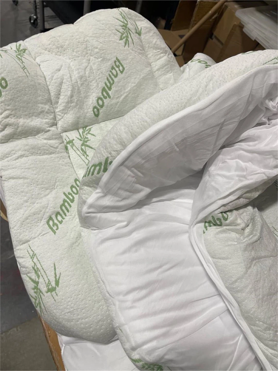 Bamboo Mattress Topper full/double size - photo 4