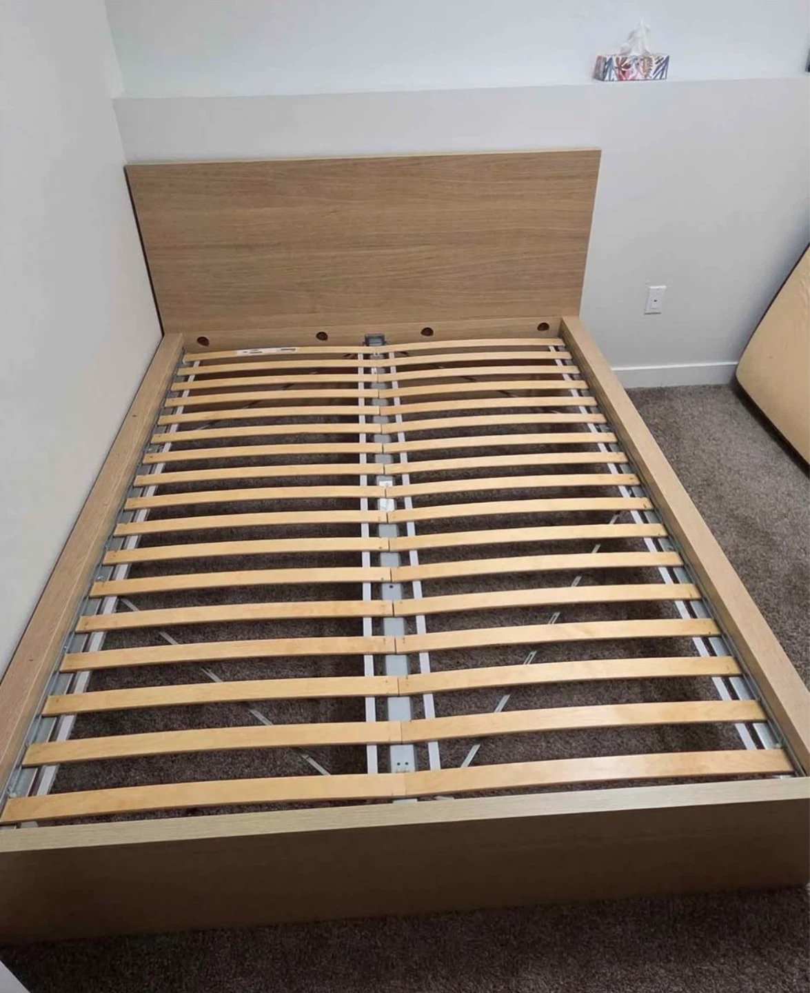 IKEA MALM Queen bed frame in oak colour
