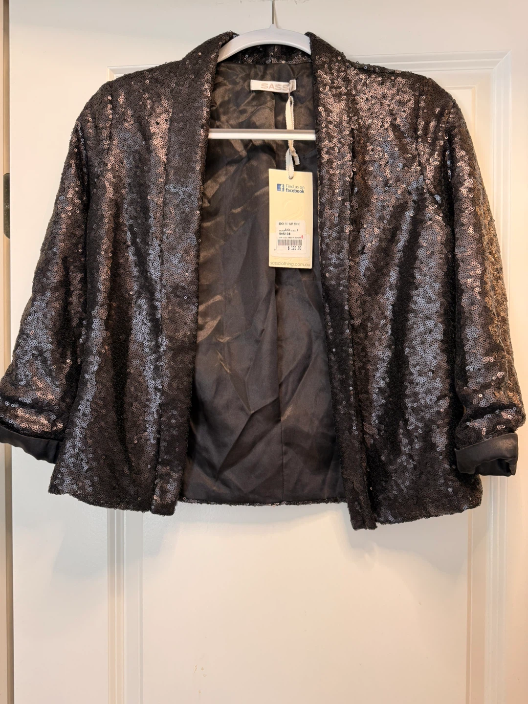 Women’s Black Sequin Jacket