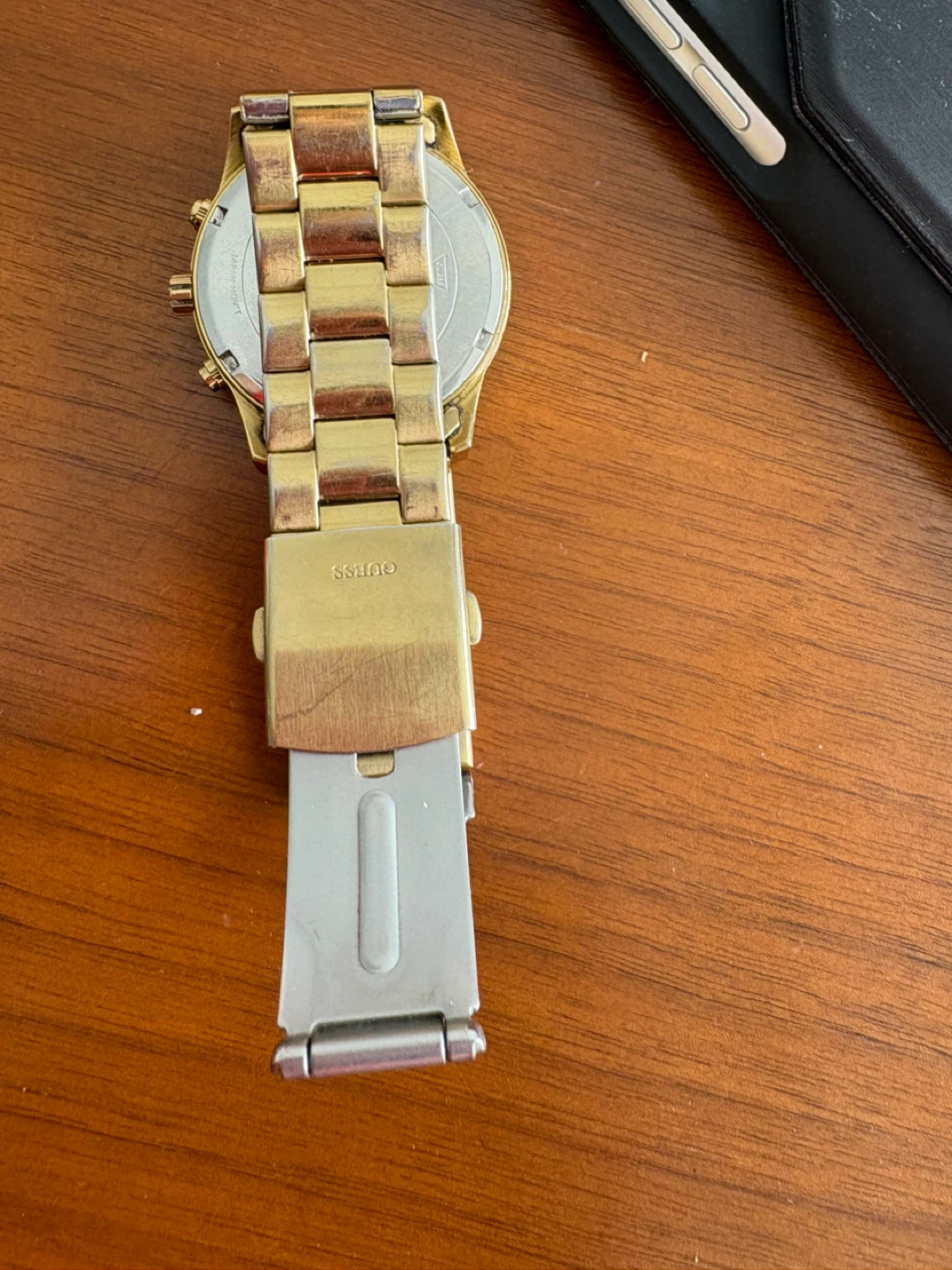 Guess Gold Tone Chronograph Watch - photo 3