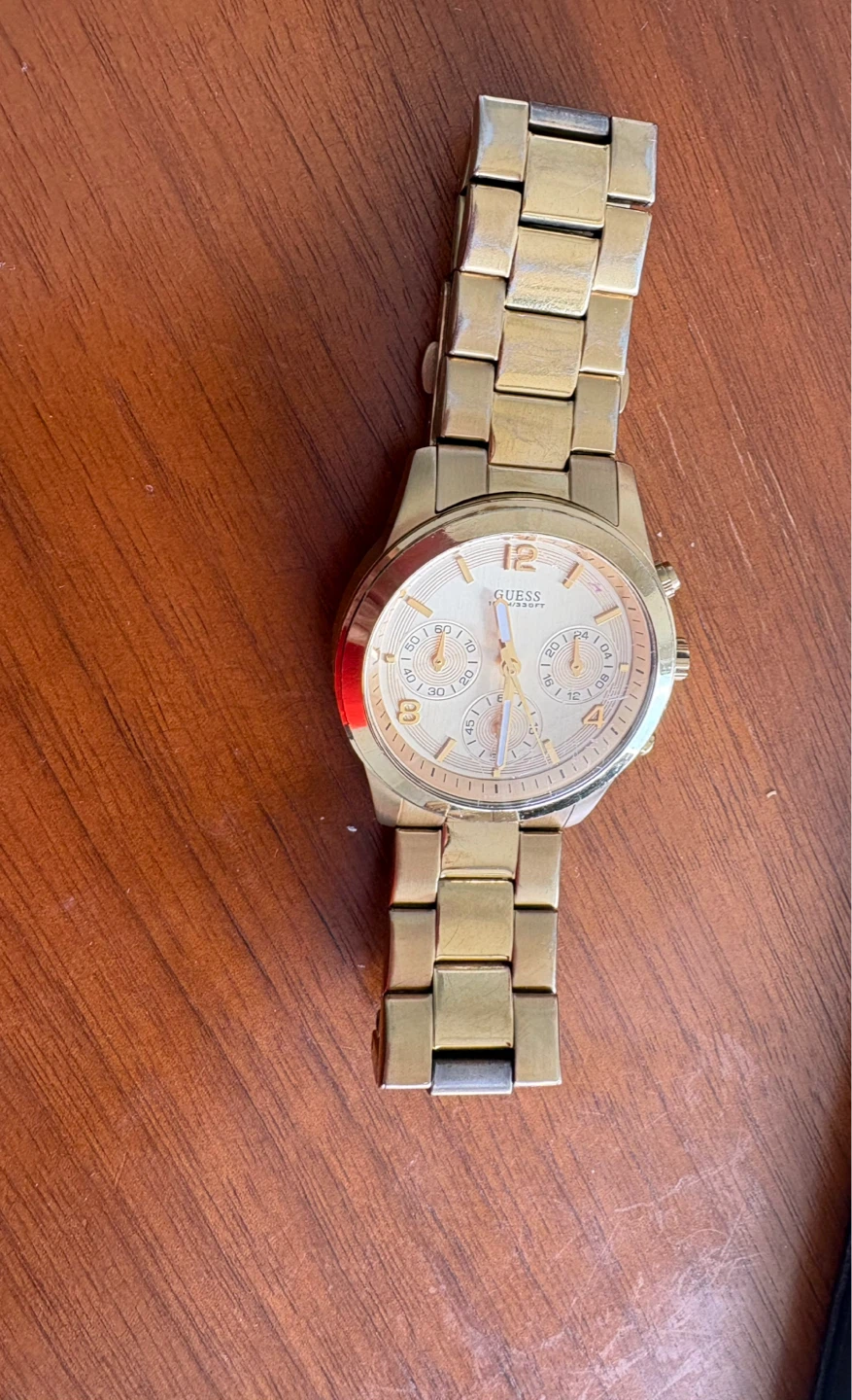 Guess Gold Tone Chronograph Watch - photo 2