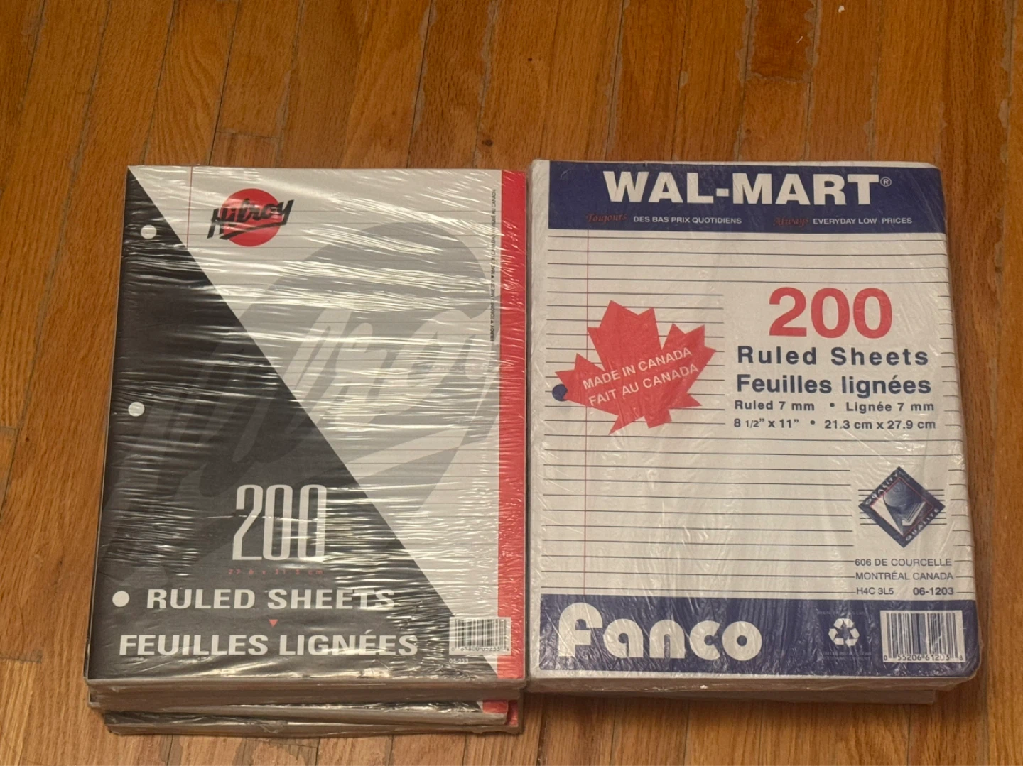 200 Ruled Sheets