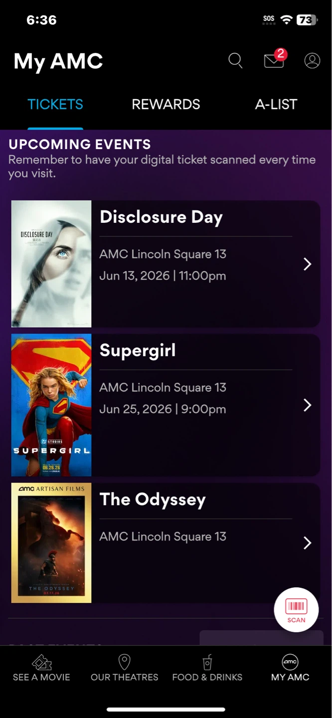 The Odyssey IMAX 70mm NYC tickets