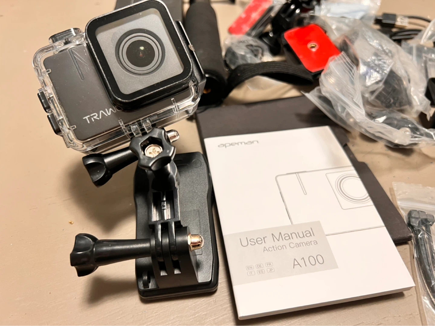 Apeman Action Camera A100 with Accessories