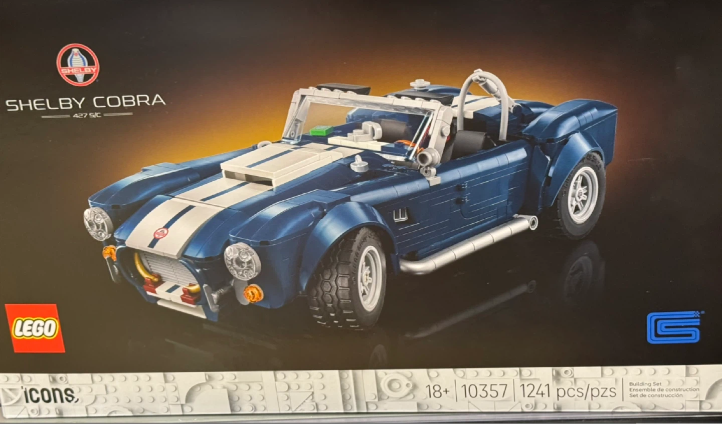 LEGO 10357 sealed new Icons Shelby Cobra 427 SC Building Set