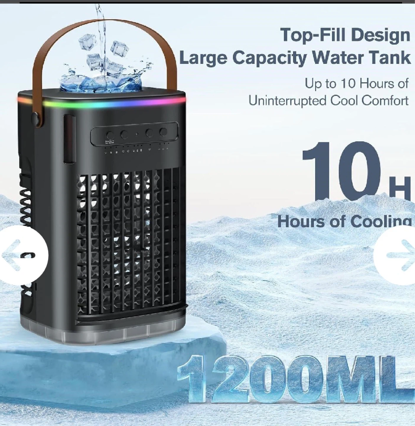 AIRTHRYLPF Portable Desktop Air Cooler Fan TF06 - photo 2