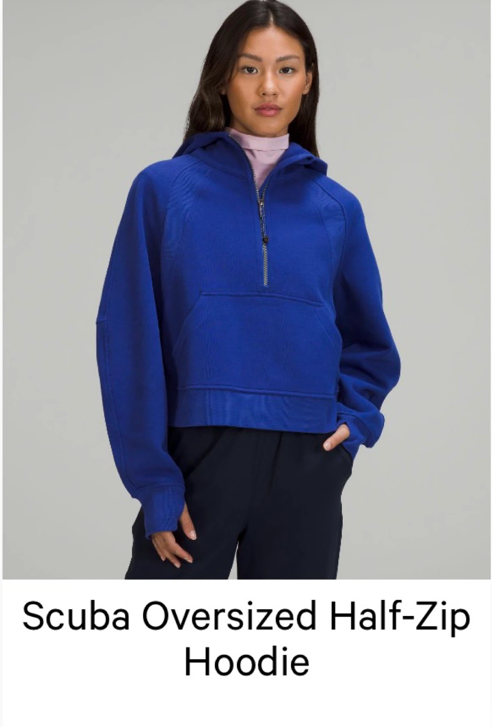 Lululemon Scuba Oversized Half-Zip Hoodie