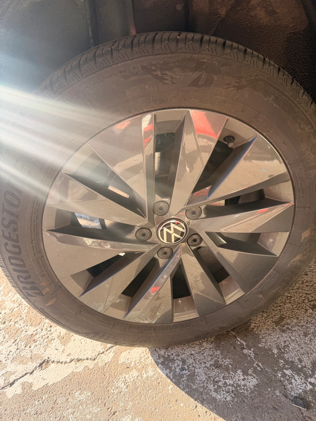 Volkswagen Complete Wheel and Tire Assembly - photo 2