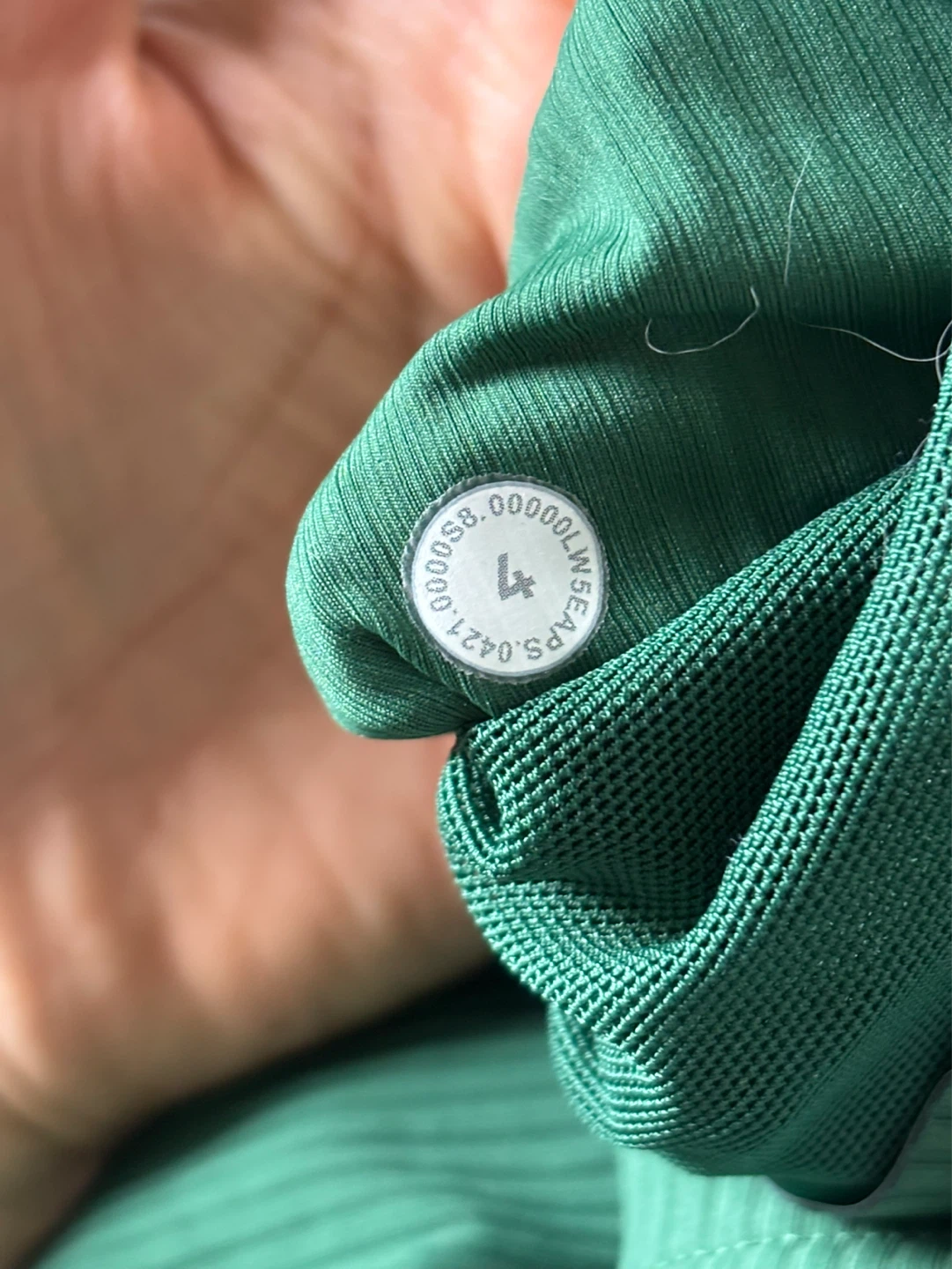 Lululemon Base Pace High-Rise Ribbed Tight 25" Green Size 4 - photo 4