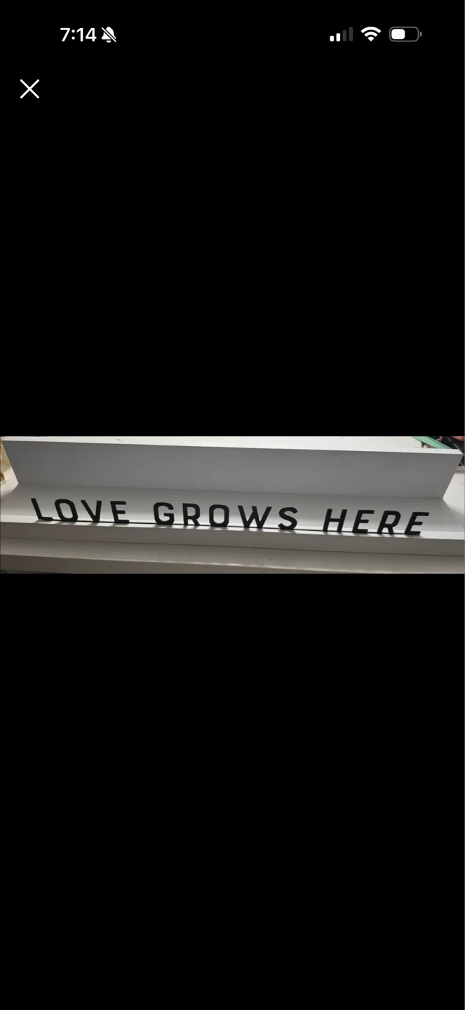 Love Grows Here Shelf