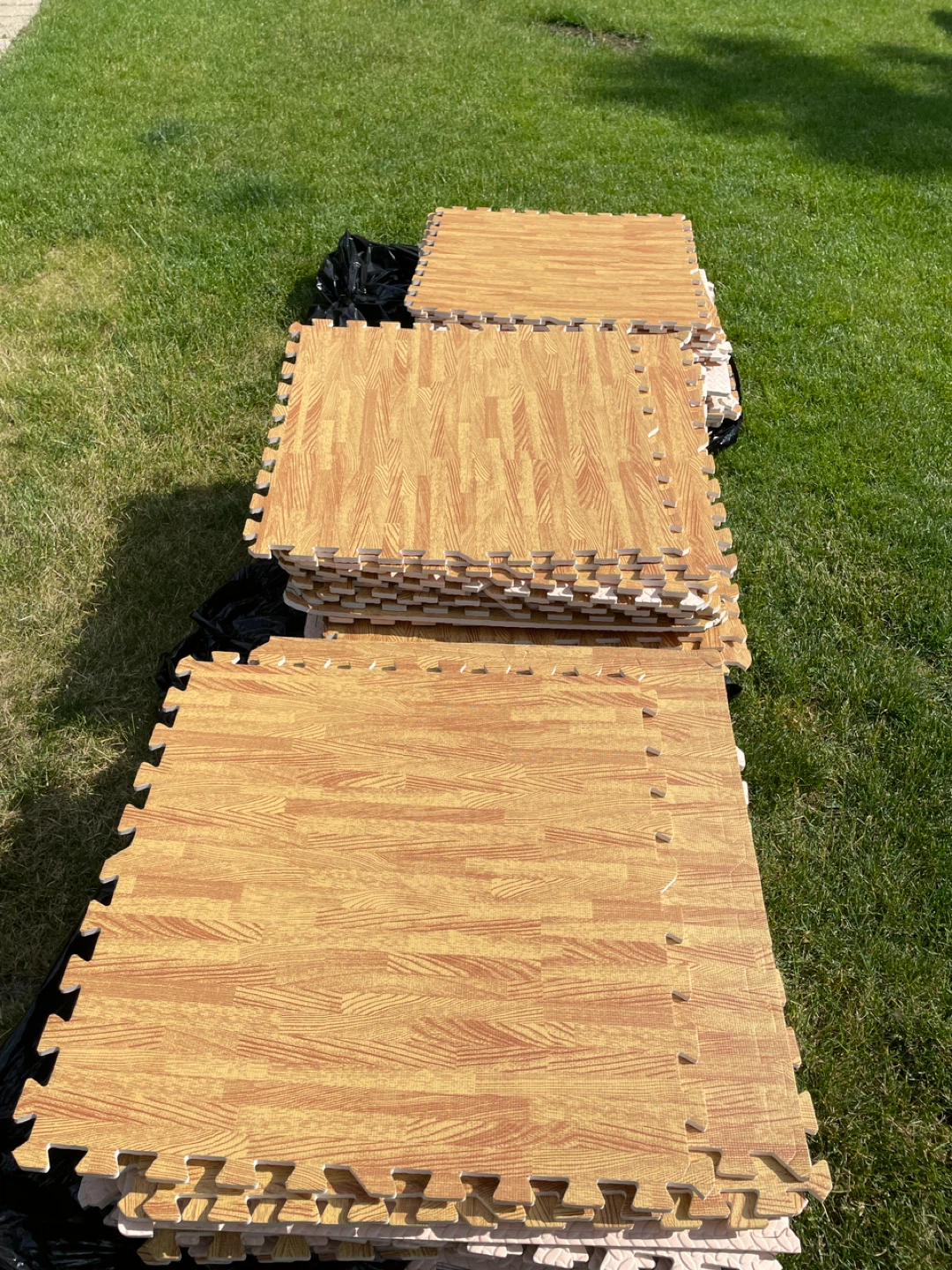 Interlocking Foam Floor Mats (Wood Grain) x 75 - photo 3