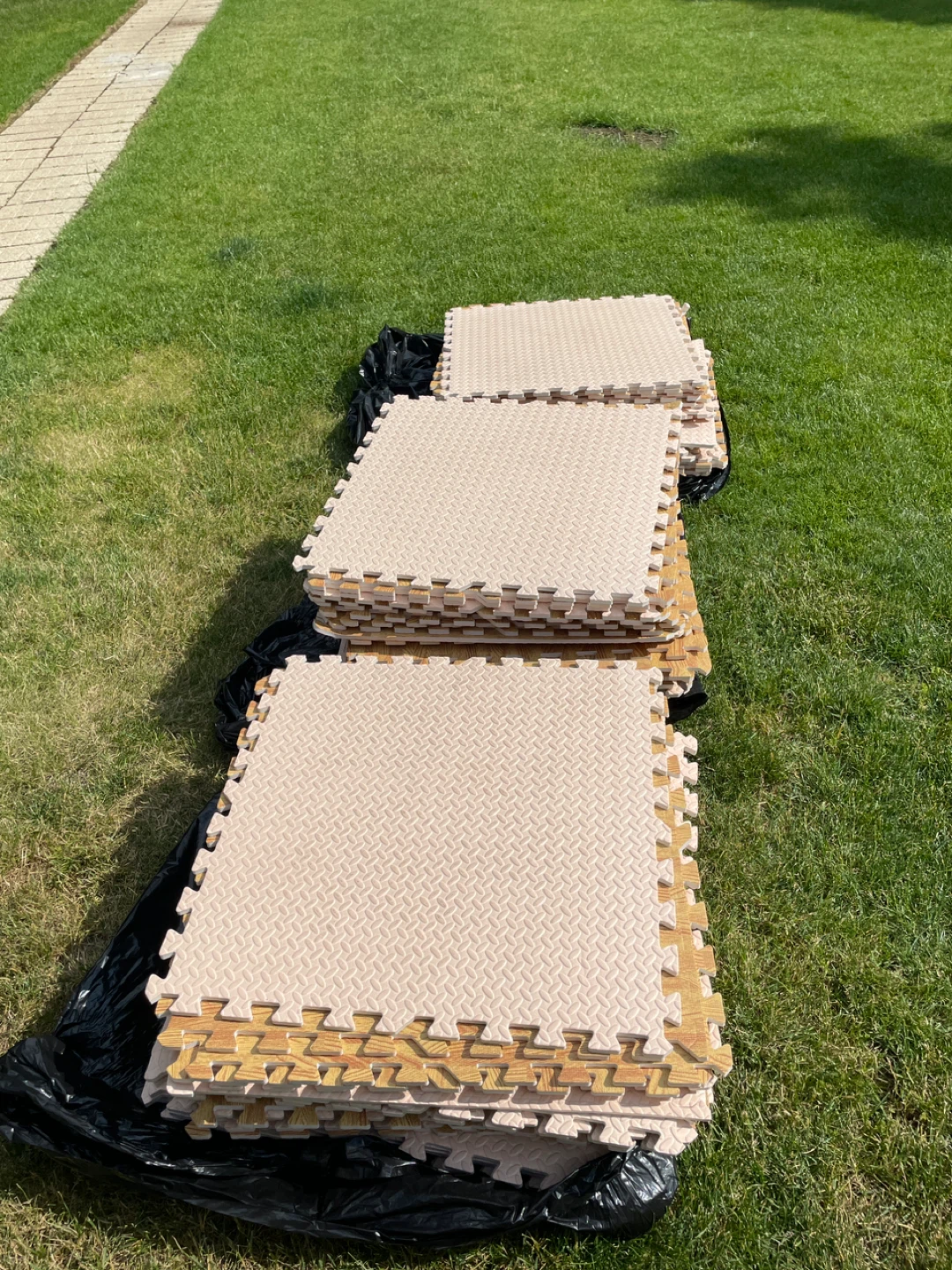 Interlocking Foam Floor Mats (Wood Grain) x 75 - photo 2