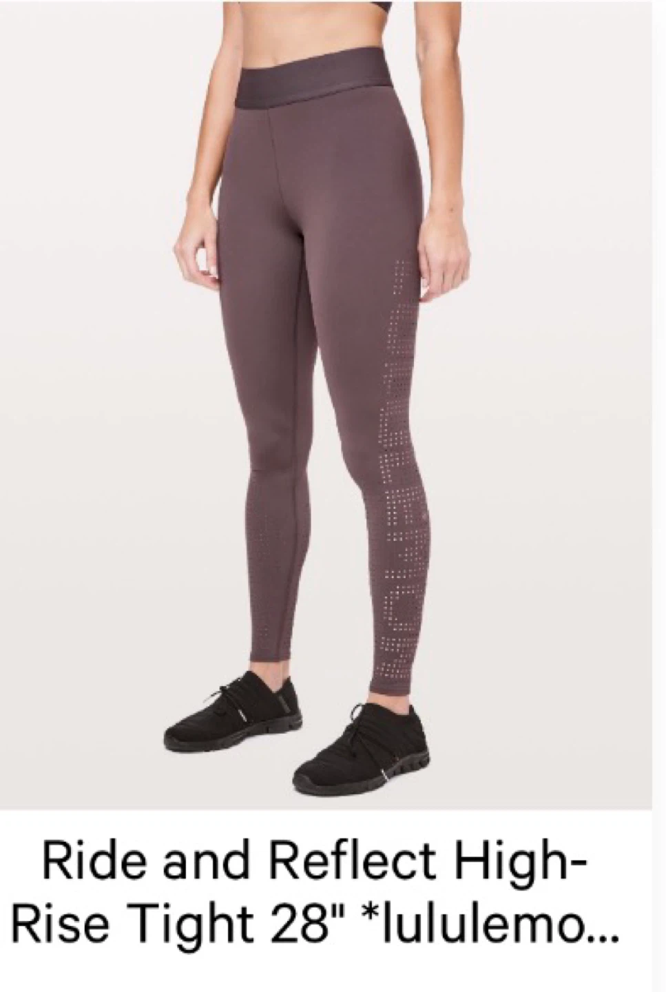 Lululemon Ride and Reflect High-Rise Tight 28" Leggings