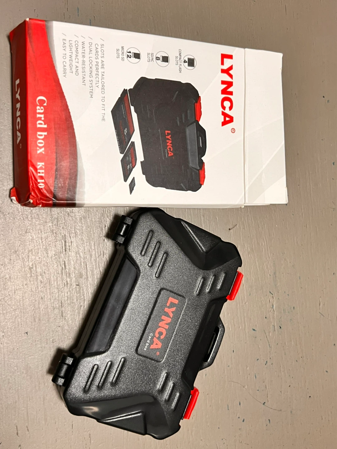 LYNCA Card Box KH10 - Water-Resistant SD Card Holder