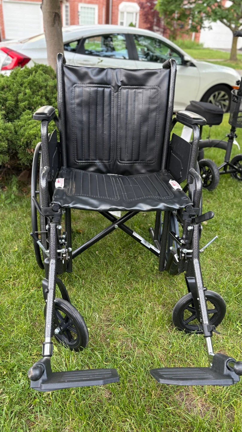 Black Folding Wheelchair - photo 3