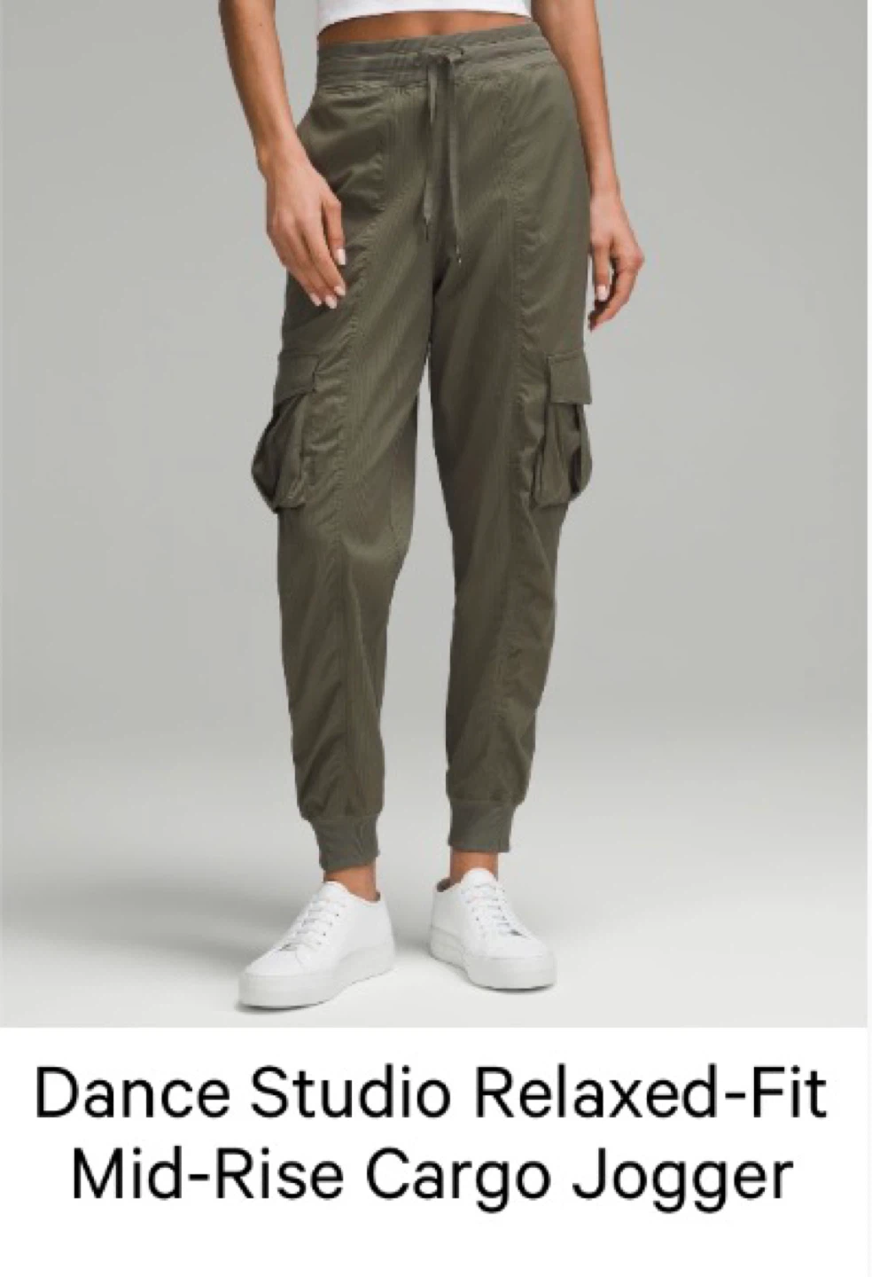 Lululemon Dance Studio Relaxed-Fit Mid-Rise Cargo Jogger XXS