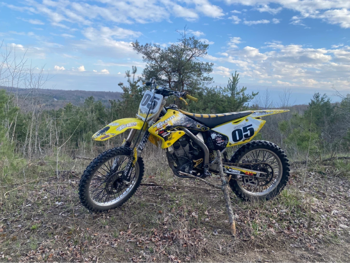 Yellow Suzuki Dirt Bike - photo 2