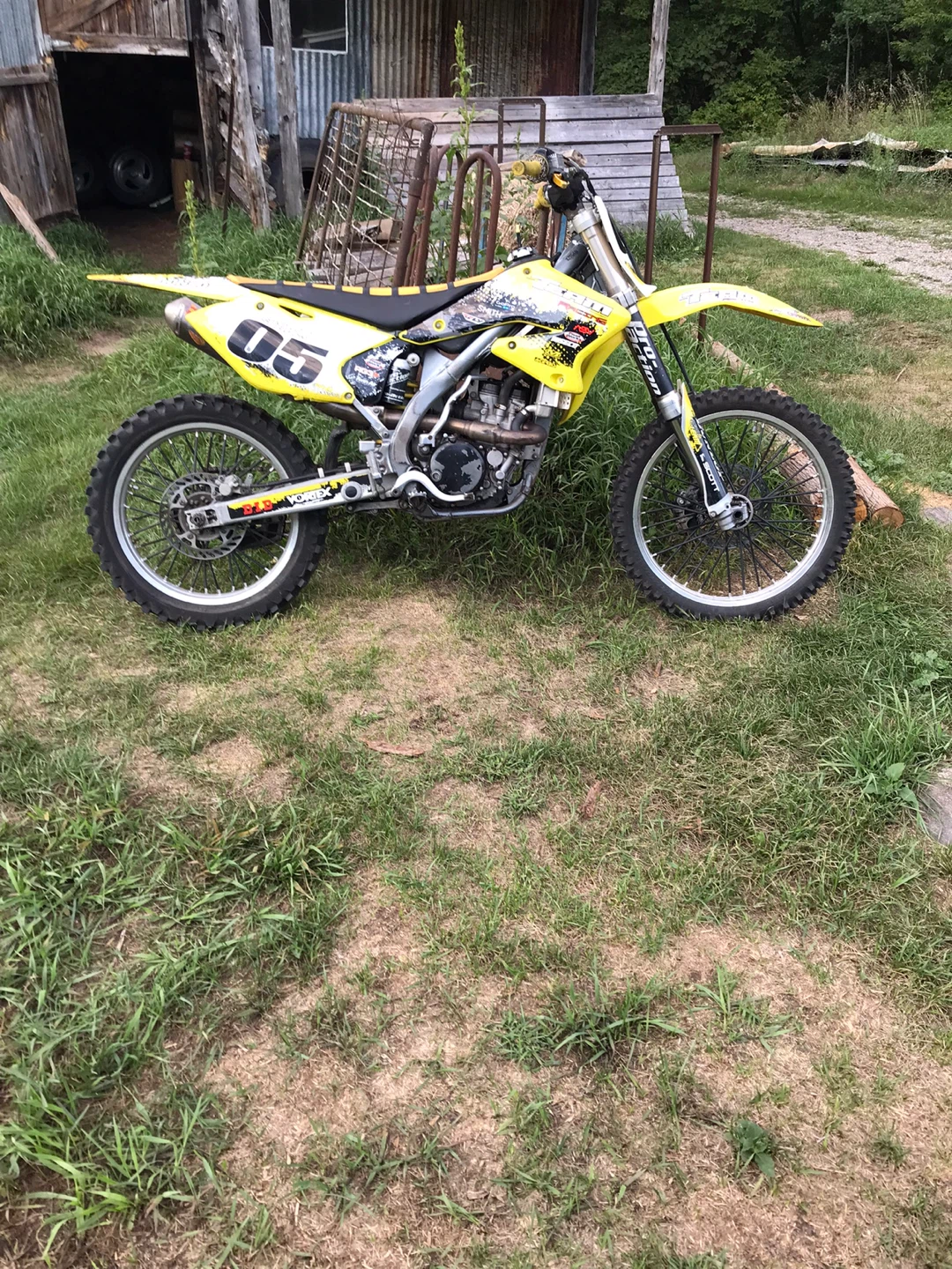 Yellow Suzuki Dirt Bike - photo 5