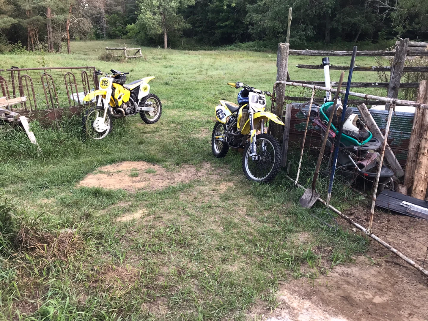 Yellow Suzuki Dirt Bike - photo 4