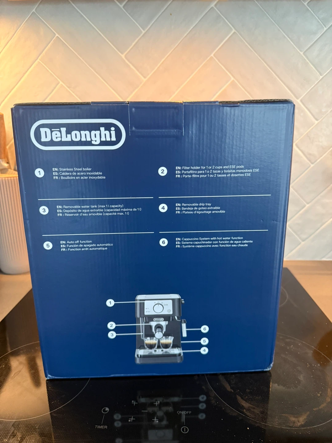 Brand New DeLonghi Stilosa Espresso and Cappuccino Maker - photo 3