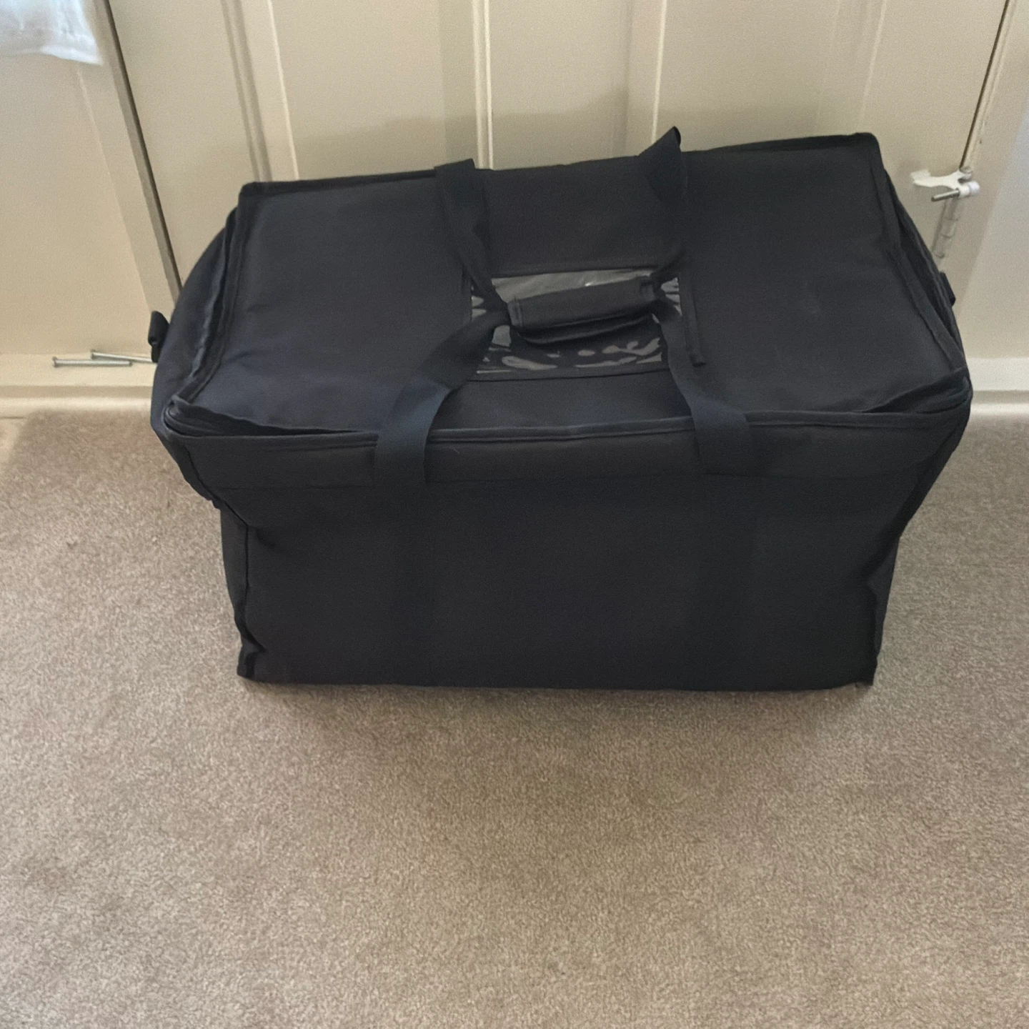 Black Insulated Delivery Bag
