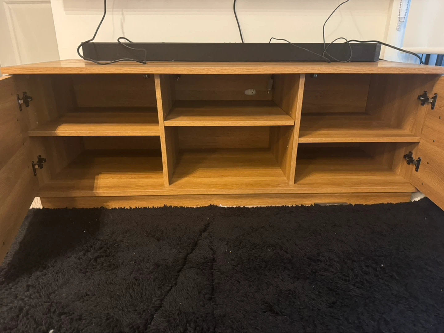 Wooden Media Console - photo 3