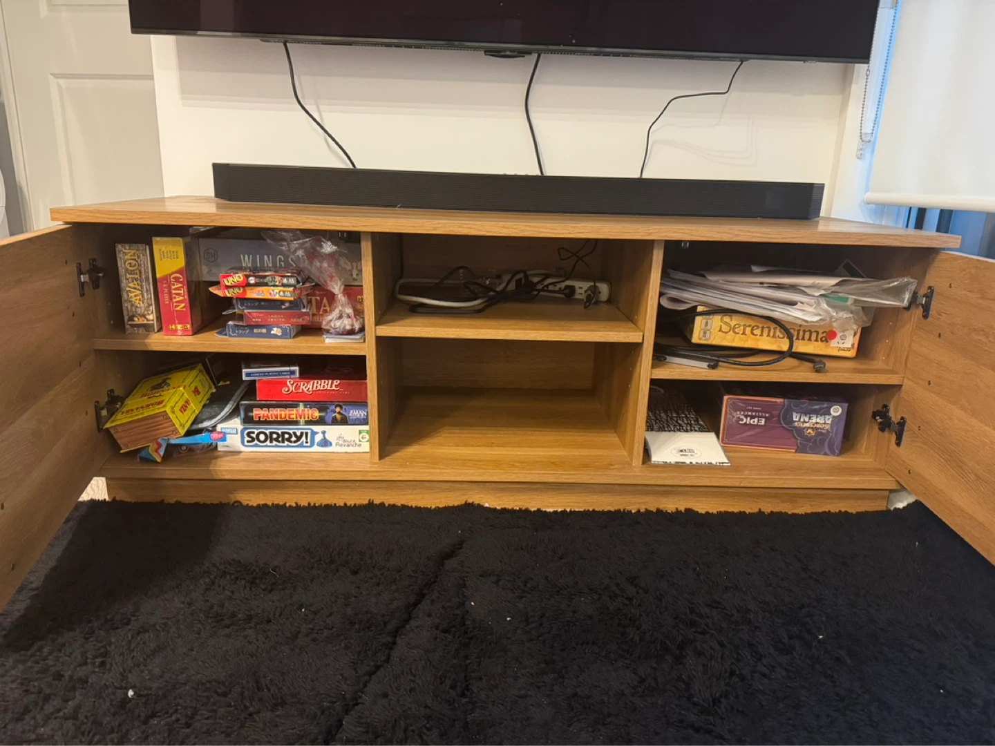 Wooden Media Console - photo 4