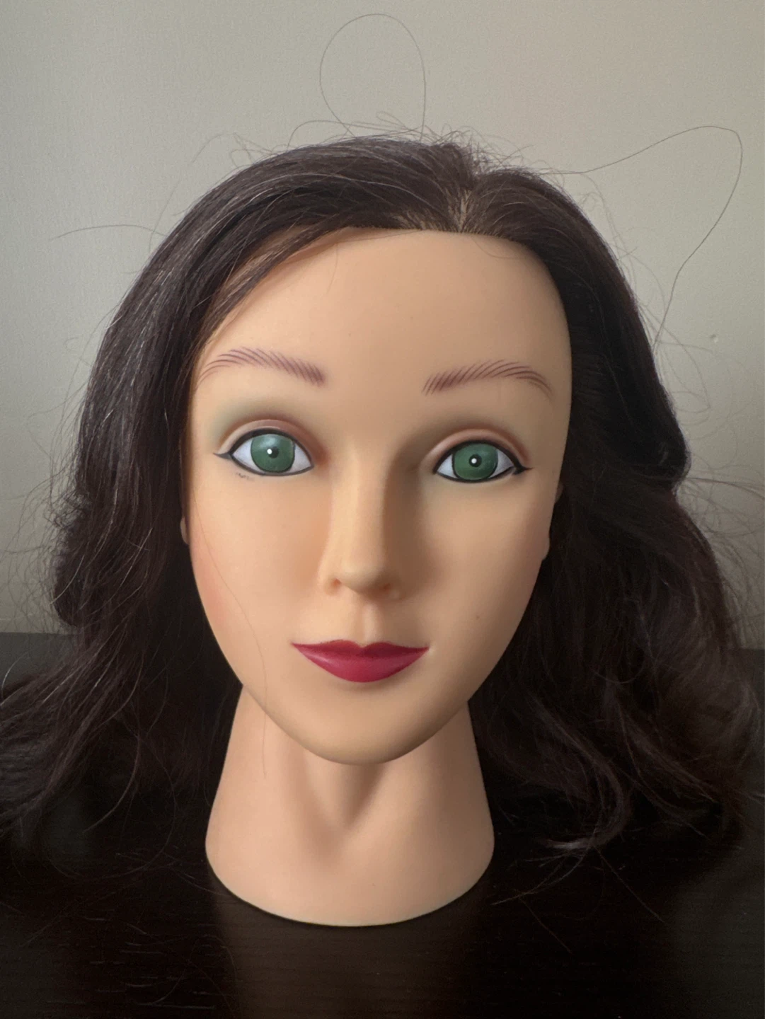 Cosmetology Training Mannequin Head with Table Clamp Stand - photo 2