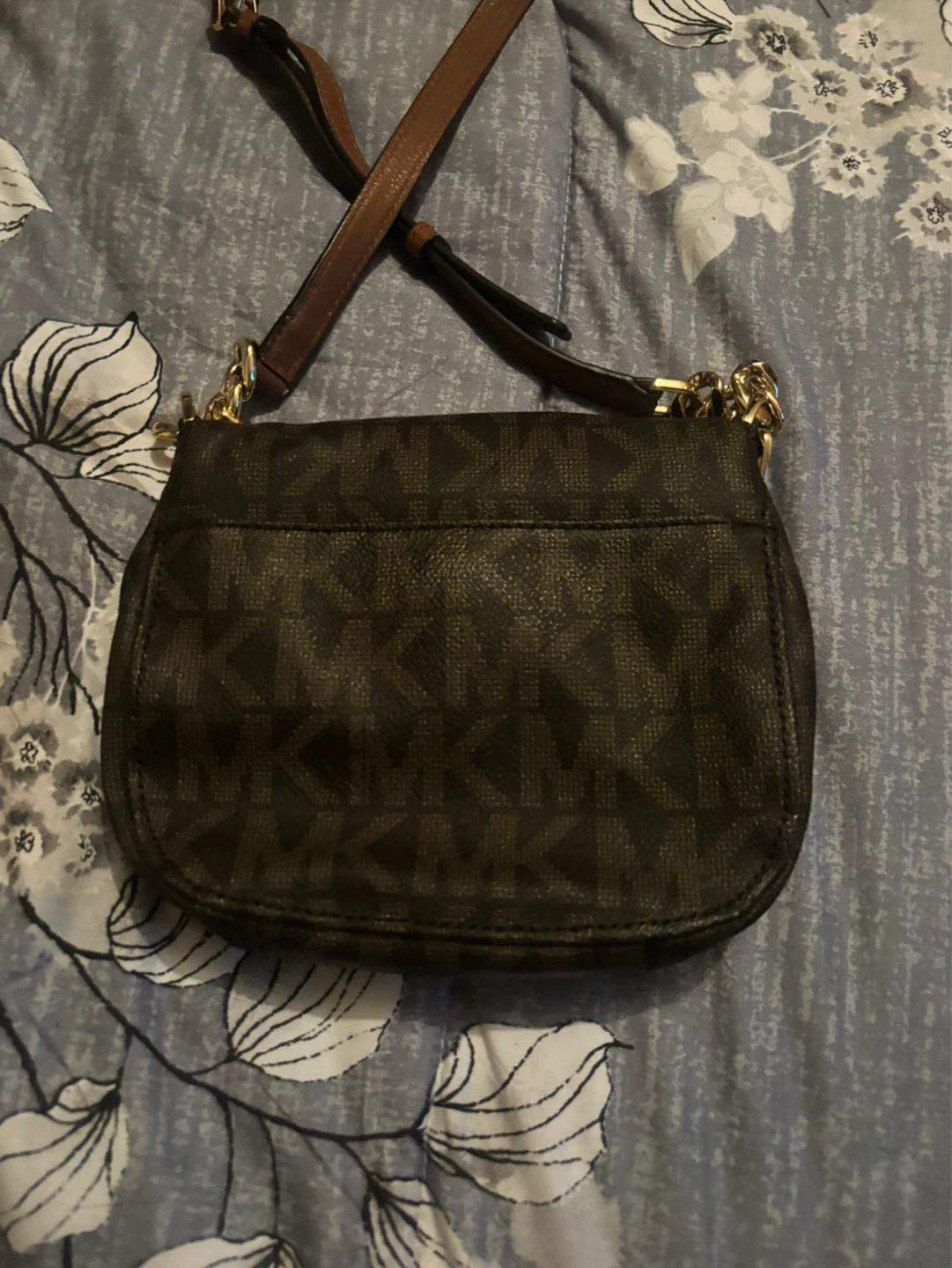 Michael Kors Small Brown Signature Logo Crossbody Bag - photo 3