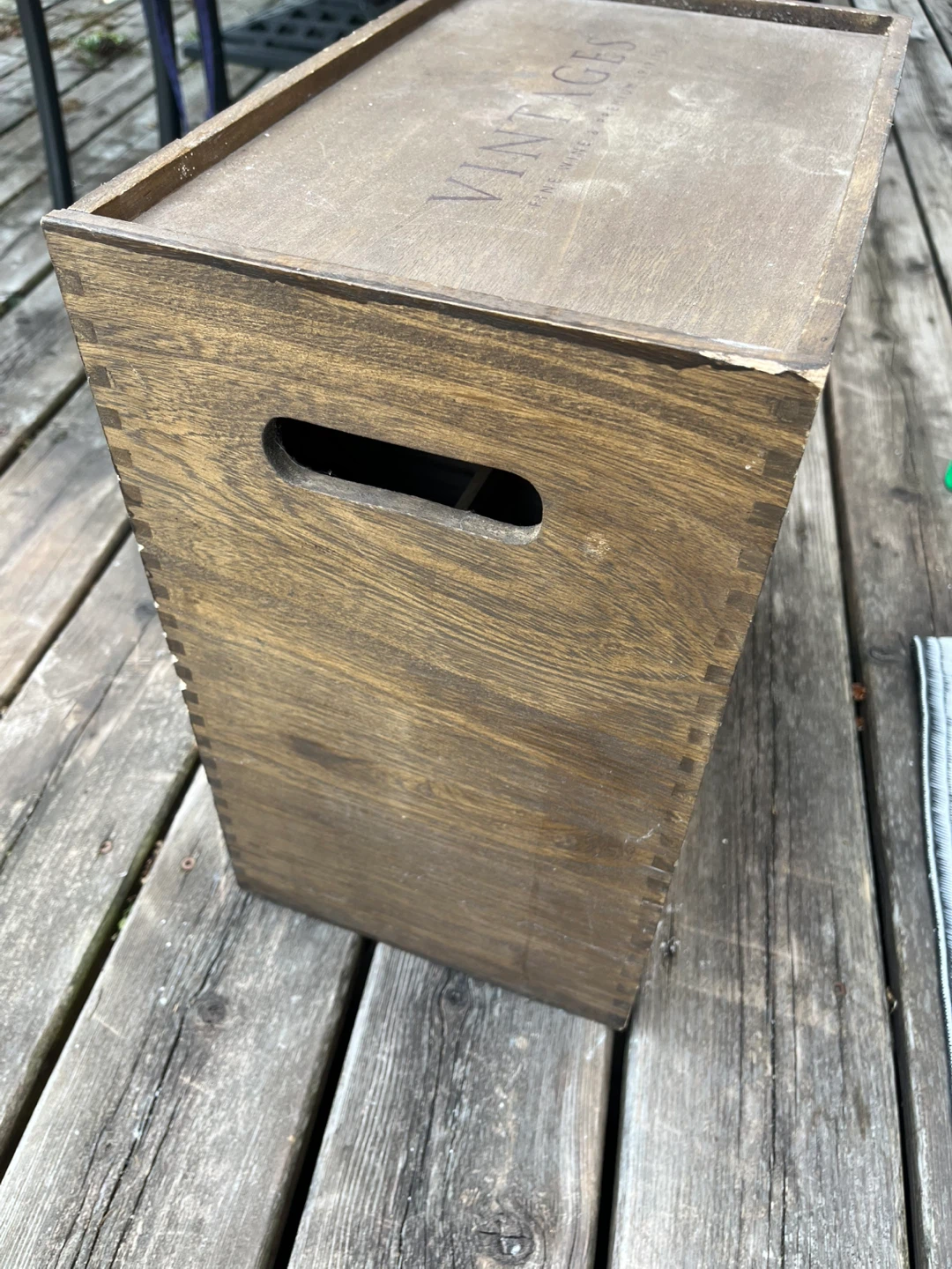 2 wooden crates for garden/home decor or storage $15 each - photo 5