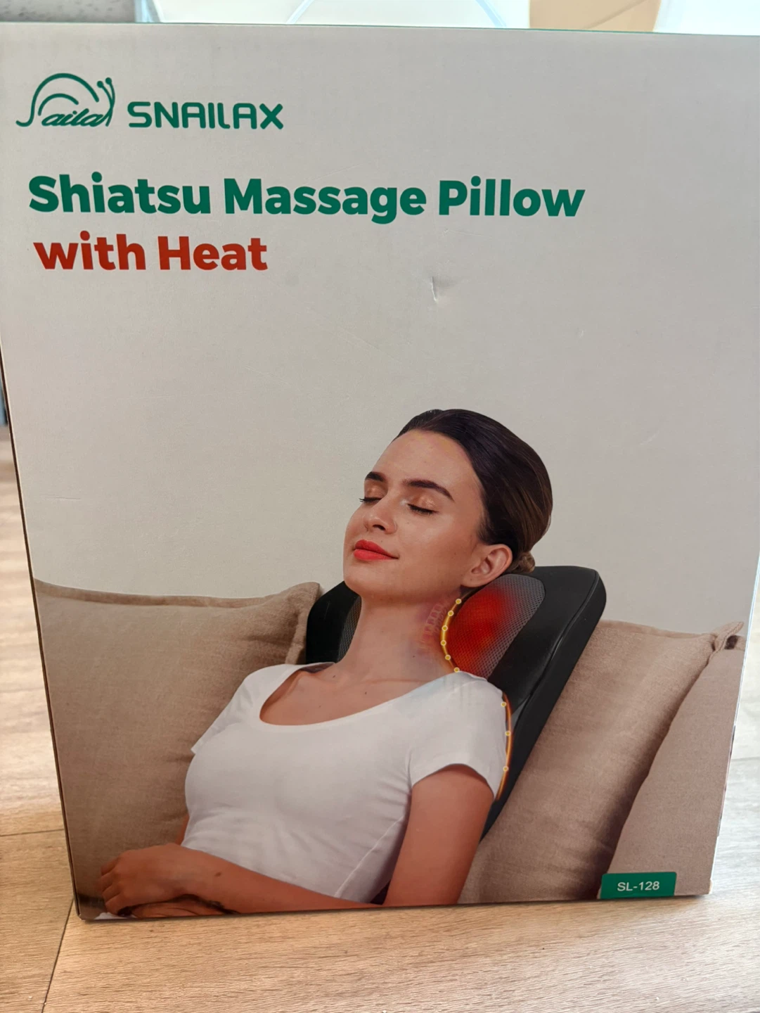 Snailax Shiatsu Massage Pillow with Heat