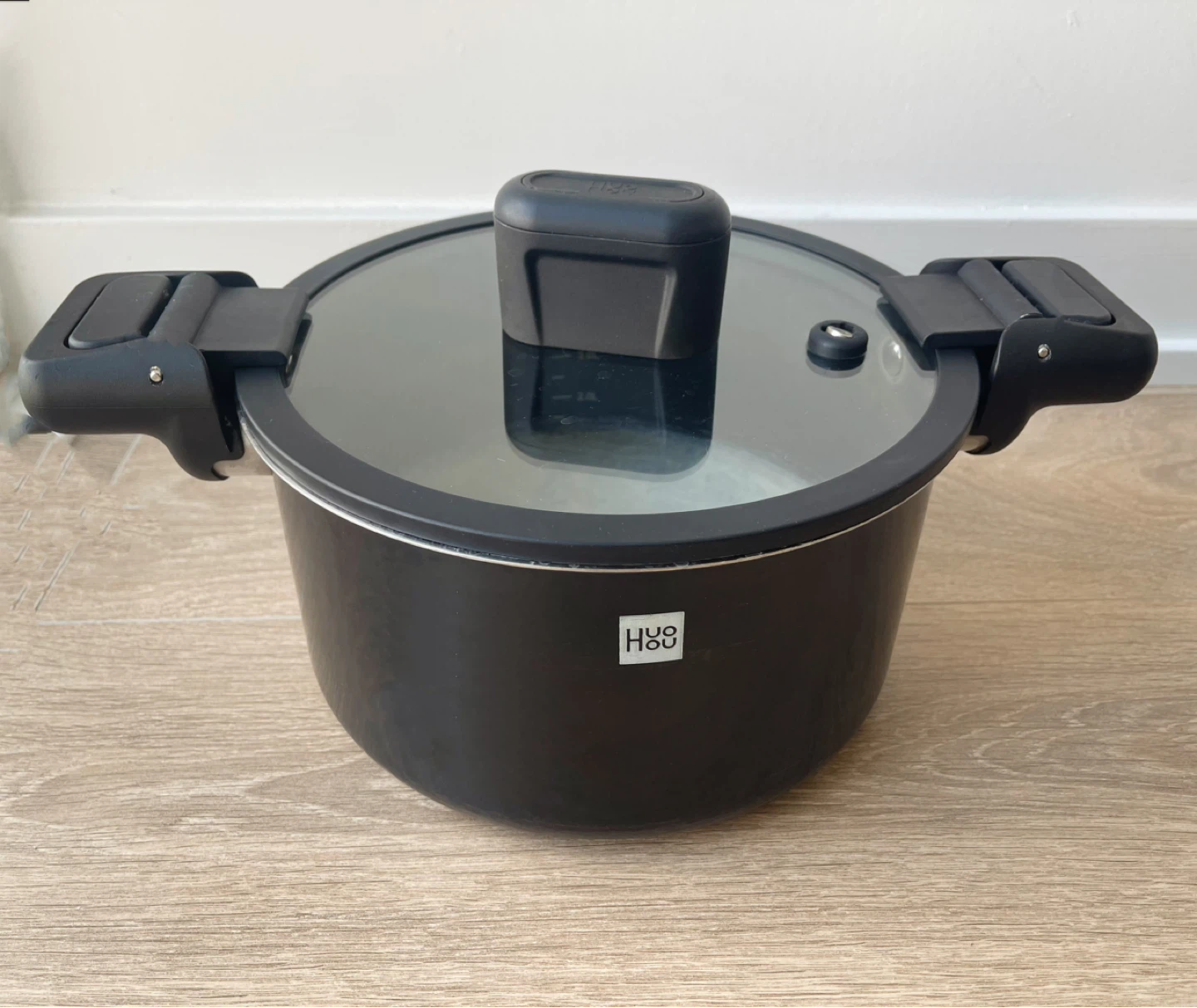 H&U Large Stock Pot with Glass Lid